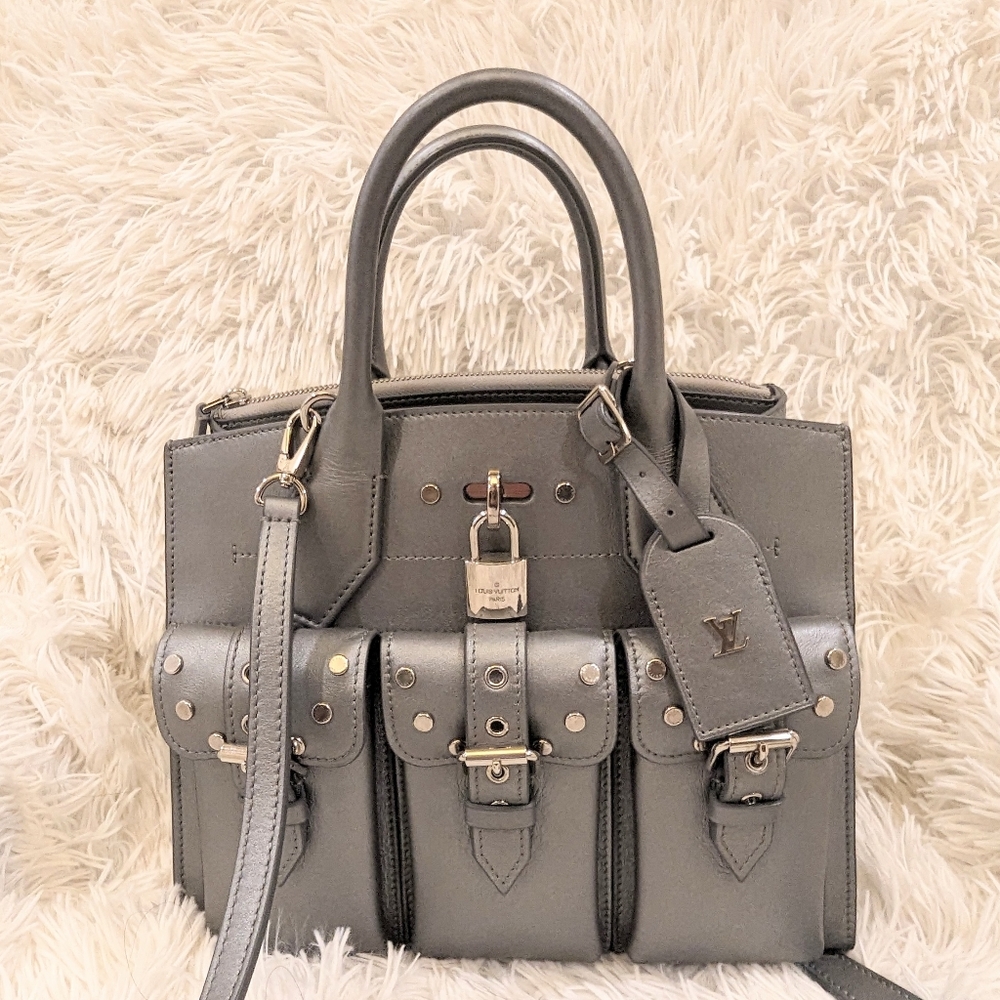 Louis Vuitton Pewter Steamer Purse